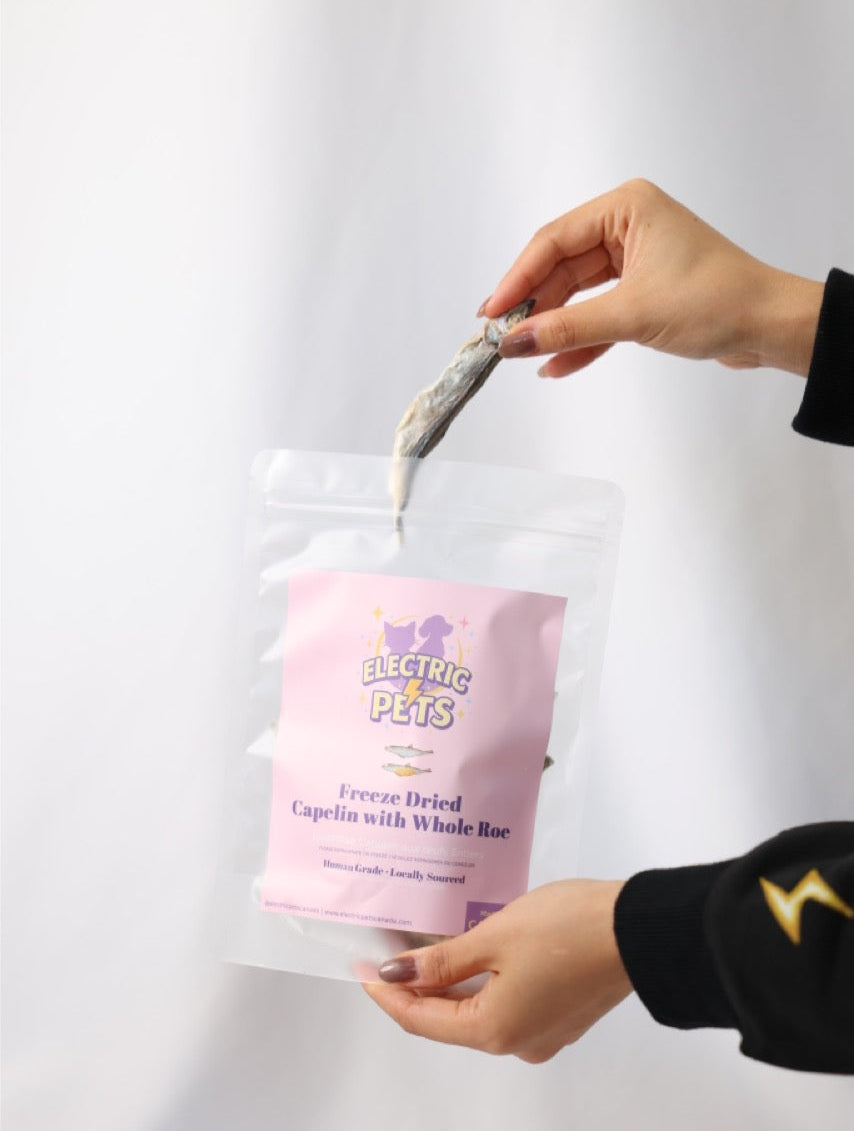Freeze-Dried Capelin with Whole Roe